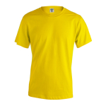 Camiseta corporativa en varios colores de 100% algodón 150 g/m2 Keya color amarillo primera vista