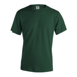 Camiseta corporativa en varios colores de 100% algodón 150 g/m2 Keya color verde oscuro primera vista