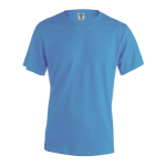 Camiseta corporativa en varios colores de 100% algodón 150 g/m2 Keya color azul claro primera vista