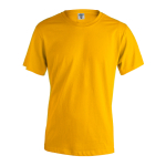 Camiseta corporativa en varios colores de 100% algodón 150 g/m2 Keya color amarillo oscuro primera vista