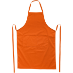 Delantal de cocina personalizado largo de colores 240 g/m2 Masterchef color naranja segunda vista frontal