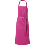 Delantal de cocina personalizado largo de colores 240 g/m2 Masterchef color rosa