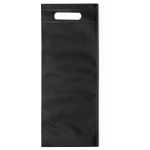Bolsa resistente non-woven barata para botella de vino de 75cl Wine color negro