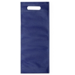 Bolsa resistente non-woven barata para botella de vino de 75cl Wine color azul marino