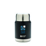 Termo con aislamiento al vacío y doble pared de acero Liquid To Go vista de impresión