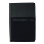 Libreta personalizada con bolsillos A5 hojas a rayas Smart Pocket color negro