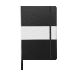 Cuadernos con papel decorativo en tapa A5 hojas a rayas Artistic color negro sexta vista