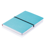 Libretas con tapa blanda de colores A5 hojas a rayas Flexi Colors color azul segunda vista