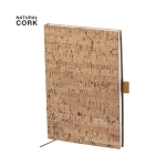 Cuadernos con tapas en corcho natural A5 hojas lisas Natural Cork color natural quinta vista
