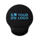 Alfombrillas promocionales de poliéster con reposamuñecas Rest vista principal