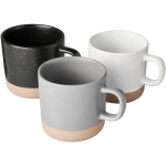 Taza personalizada de cerámica de fondo sin esmaltar 360ml Design color negro segunda vista varios colores
