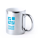 Taza de cerámica con acabado brillante de 350ml Magic Metallic vista principal