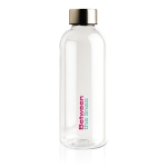 Bidones de plástico elegantes BPA free para propaganda 620ml Resistant color transparente vista con logo