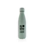Botellas termo personalizadas de acero 500ml Lifestyle Premium color verde menta vista de impresión