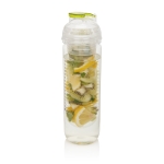 Botellas con compartimento para fruta o hielo 500ml Natural Drink color verde lima