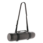 Termos corporativos de acero inoxidable con dos tazas 700ml Portable color gris oscuro séptima vista