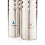 Termos personalizados de acero con diseño moderno 500ml Modern color gris segunda vista con logo