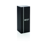 Termos impresos pequeños de acero inoxidable 300ml Swiss Peak Mini color negro octava vista