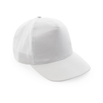 Gorra de poliéster con frontal blanco para sublimar Impact Sublim color blanco segunda vista