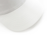 Gorra de poliéster con frontal blanco para sublimar Impact Sublim color blanco tercera vista