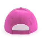 Gorra de algodón peinado con detalle negro en la visera DarkLine color fucsia quinta vista