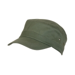Gorra tipo militar personalizable de algodón peinado Militar color verde primera vista