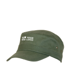 Gorra tipo militar personalizable de algodón peinado Militar vista principal