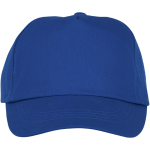 Gorras para niños personalizadas de algodón 175 g/m2 Héroe color azul segunda vista frontal