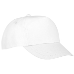 Gorras para niños personalizadas de algodón 175 g/m2 Héroe color blanco vista lateral