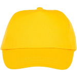 Gorras para niños personalizadas de algodón 175 g/m2 Héroe color amarillo segunda vista frontal