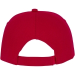 Gorra de algodón con línea blanca en la visera 175 g/m2 ClearLine Pro color rojo
