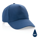 Gorras personalizadas de algodón reciclado 280 g/m2 Eco Plus color azul marino