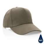 Gorras personalizadas de algodón reciclado 280 g/m2 Eco Plus color verde militar
