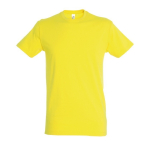 Camisetas promocionales unisex de 100% algodón 150 g/m2 SOL'S Regent color amarillo sexta vista