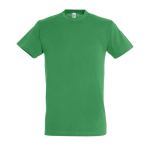Camisetas promocionales unisex de 100% algodón 150 g/m2 SOL'S Regent color verde octava vista