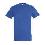 Camisetas promocionales unisex de 100% algodón 150 g/m2 SOL'S Regent color azul real tercera vista