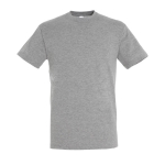 Camisetas promocionales unisex de 100% algodón 150 g/m2 SOL'S Regent color gris jaspeado