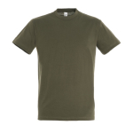 Camisetas promocionales unisex de 100% algodón 150 g/m2 SOL'S Regent color verde militar