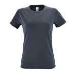 Camiseta barata de 100% algodón para mujer 150 g/m2 SOL'S Regent color titanio