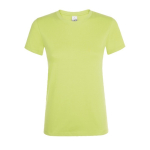 Camiseta barata de 100% algodón para mujer 150 g/m2 SOL'S Regent color verde claro octava vista