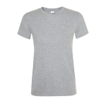 Camiseta barata de 100% algodón para mujer 150 g/m2 SOL'S Regent color gris jaspeado