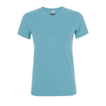 Camiseta barata de 100% algodón para mujer 150 g/m2 SOL'S Regent color azul claro