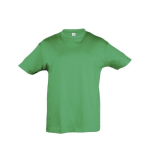 Camiseta para niños personalizable algodón 150 g/m2 SOL'S Regent Kids color verde octava vista