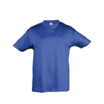 Camiseta para niños personalizable algodón 150 g/m2 SOL'S Regent Kids color azul real tercera vista