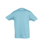 Camiseta para niños personalizable algodón 150 g/m2 SOL'S Regent Kids color azul claro vista trasera