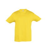 Camiseta para niños personalizable algodón 150 g/m2 SOL'S Regent Kids color amarillo oscuro