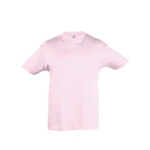 Camiseta para niños personalizable algodón 150 g/m2 SOL'S Regent Kids color rosa claro