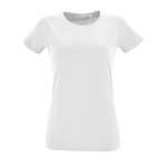 Camisetas publicitarias para mujer algodón 150 g/m2 SOL'S Regent Fit color blanco novena vista
