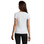 Camisetas publicitarias para mujer algodón 150 g/m2 SOL'S Regent Fit color blanco segunda vista fotografía
