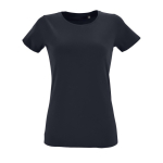 Camisetas publicitarias para mujer algodón 150 g/m2 SOL'S Regent Fit color azul marino